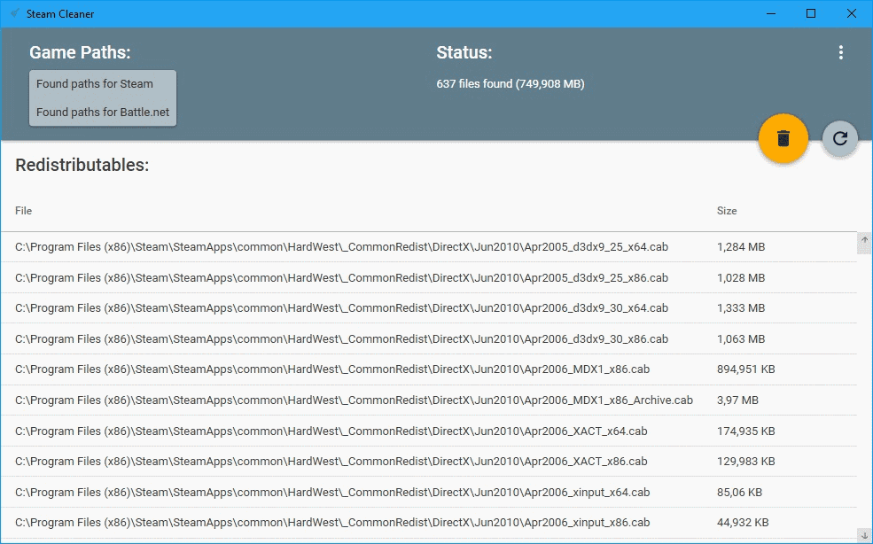 Steam Cleaner：一键清理游戏冗余运行库